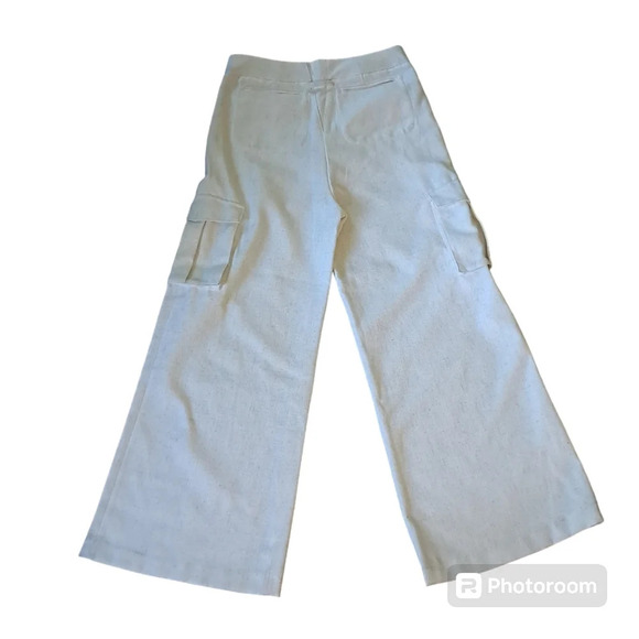 Torn by Ronny Kobo NWOT Wide Leg Linen Blend Tweed Bernee Pant - Picture 4 of 8